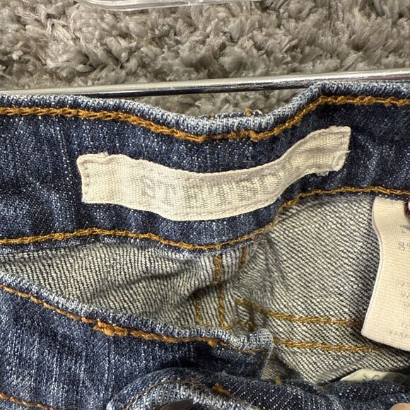 Y2K Stetson Stovepipe Straight Leg Jeans Womens 4 Low Rise Western Country Denim - Picture 4 of 10